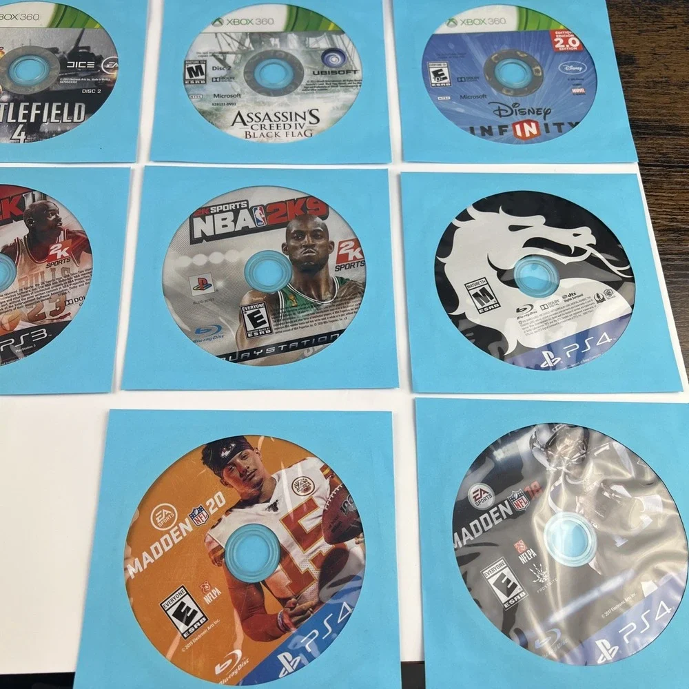 Multi Platform Loose Discs Video Game - Lot Of 50 - AS IS Untested Scratches #5